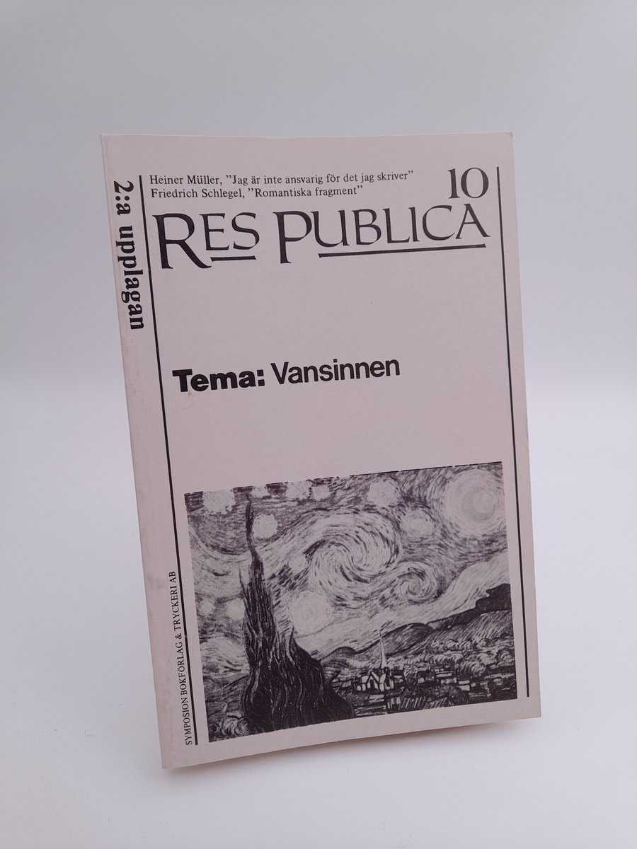Res publica | 1988/10 : Vansinnen