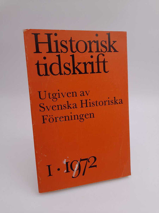 Historisk tidskrift | 1972/1