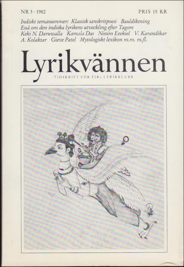 Lyrikvännen | 1982 / 3 : Klassiskt sanskritpoesi : Indiskt temanummer