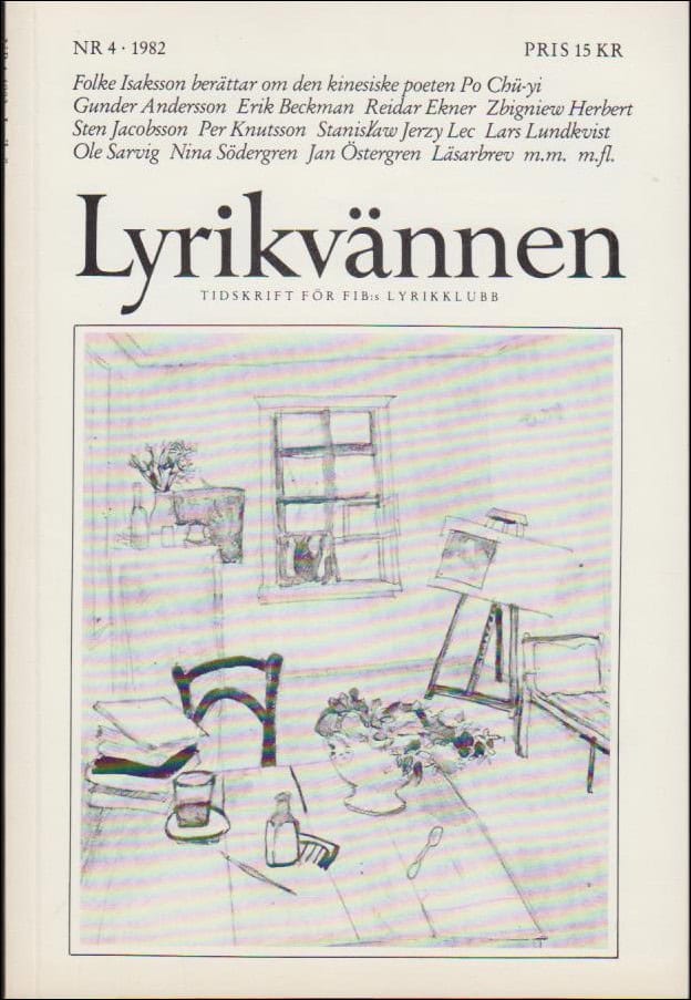 Lyrikvännen | 1982 / 4 : Kinesiska poeten Po Chuyi