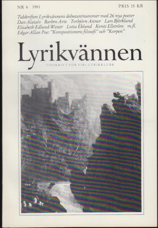 Lyrikvännen | 1981 / 6 : Debutantnummer med 26 nya poeter