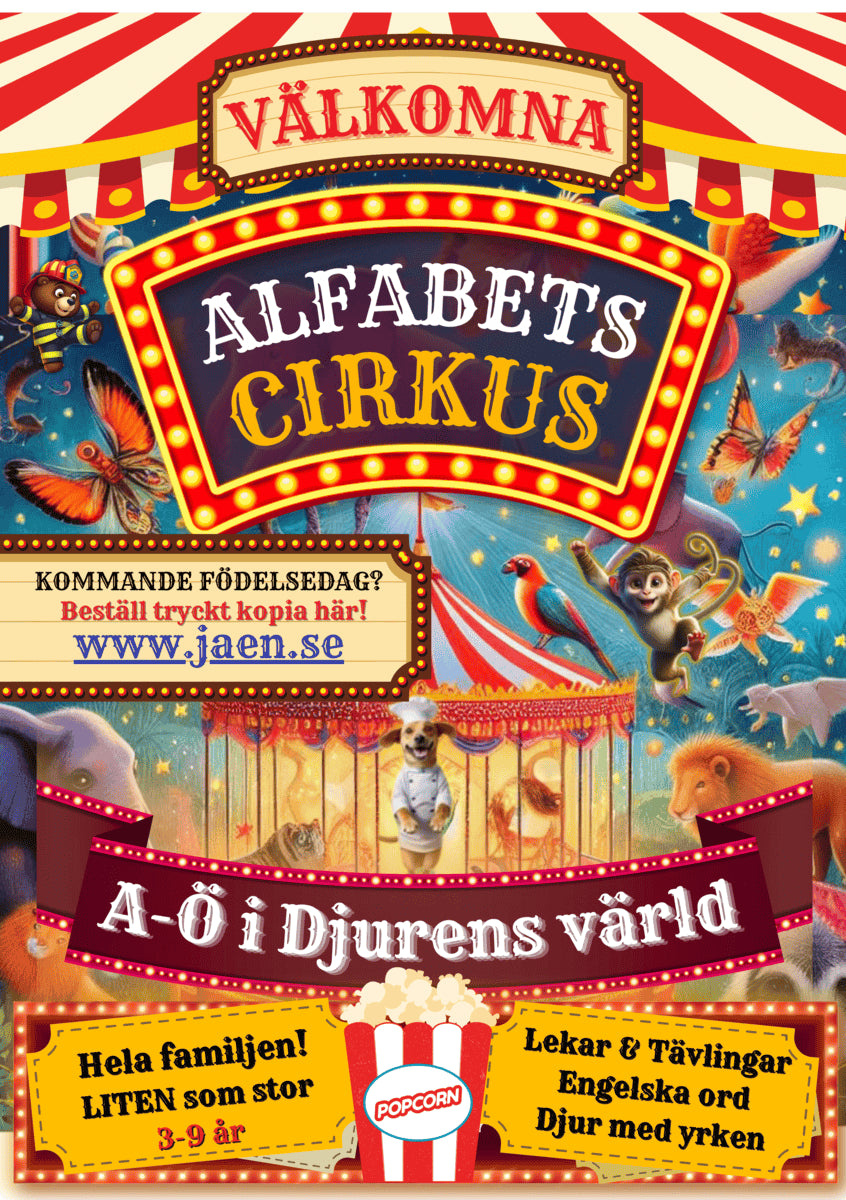 Alfabetscirkus | A-Ö i Djurens värld