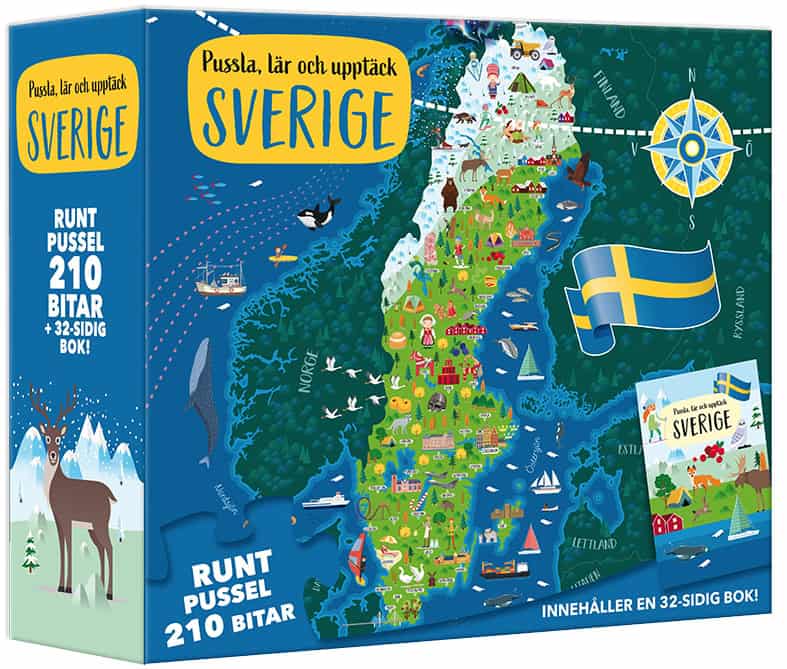 Pesavento, Giulia | Pussla, lär och upptäck Sverige