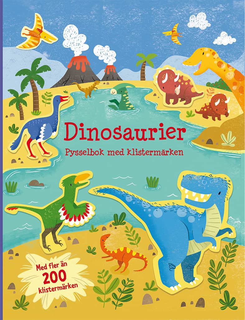 Watson, Hannah | Dinosaurier : Pysselbok med klistermärken