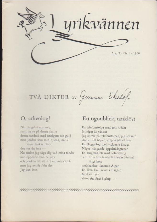 Lyrikvännen | 1960 / 1