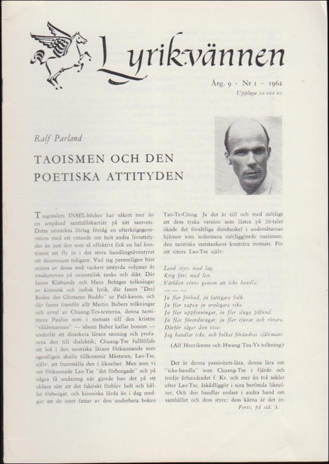 Lyrikvännen | 1962 / 1