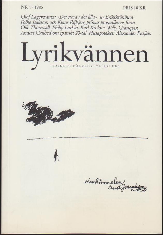 Lyrikvännen | 1985 / 1