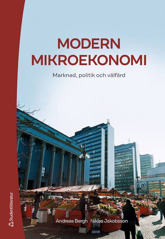 Bergh, Andreas | Jakobsson, Niklas | Modern mikroekonomi : Marknad, politik och välfärd