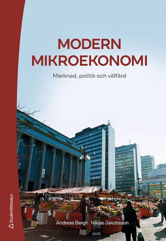 Bergh, Andreas | Jakobsson, Niklas | Modern mikroekonomi : Marknad, politik och välfärd