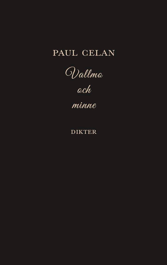 Celan, Paul | Vallmo och minne