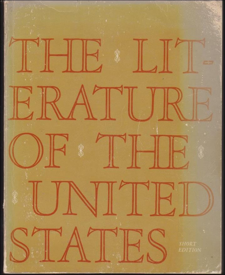 Blair, Walter | The Literature of the United States : Short edition