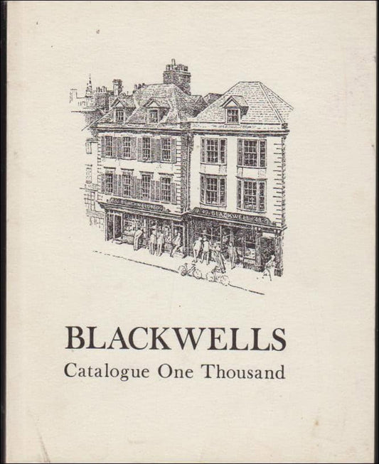 Blackwells : Catalogue one thousand