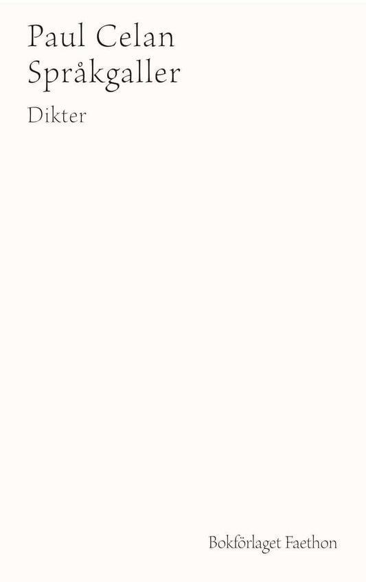 Celan, Paul | Språkgaller