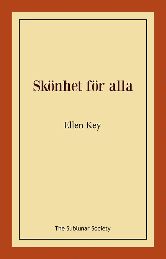 Key, Ellen | Skönhet för alla