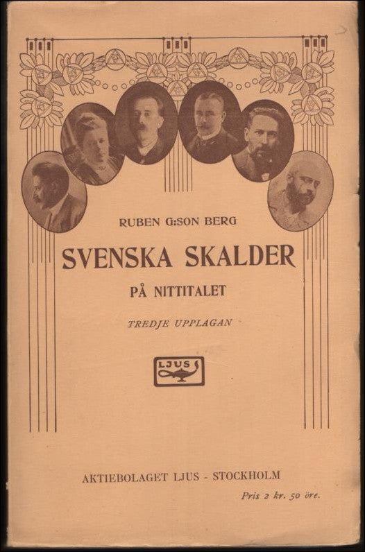 Berg, Ruben G:son | Svenska skalder från nittitalet : Sex utkast