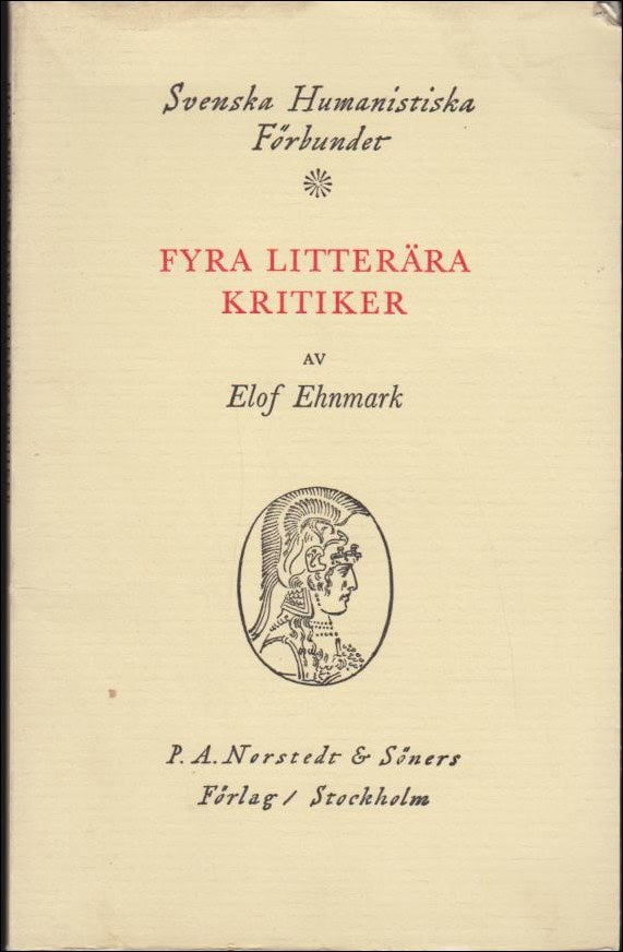 Ehnmark, Elof | Fyra litterära kritiker