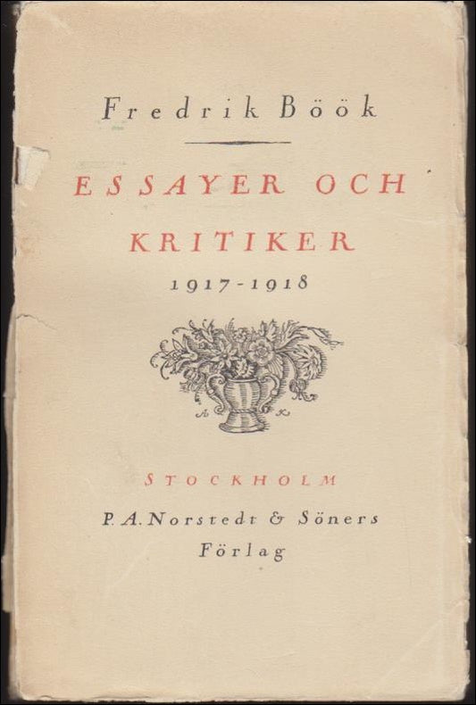 Böök, Fredrik | Essayer och kritiker 1917-1918
