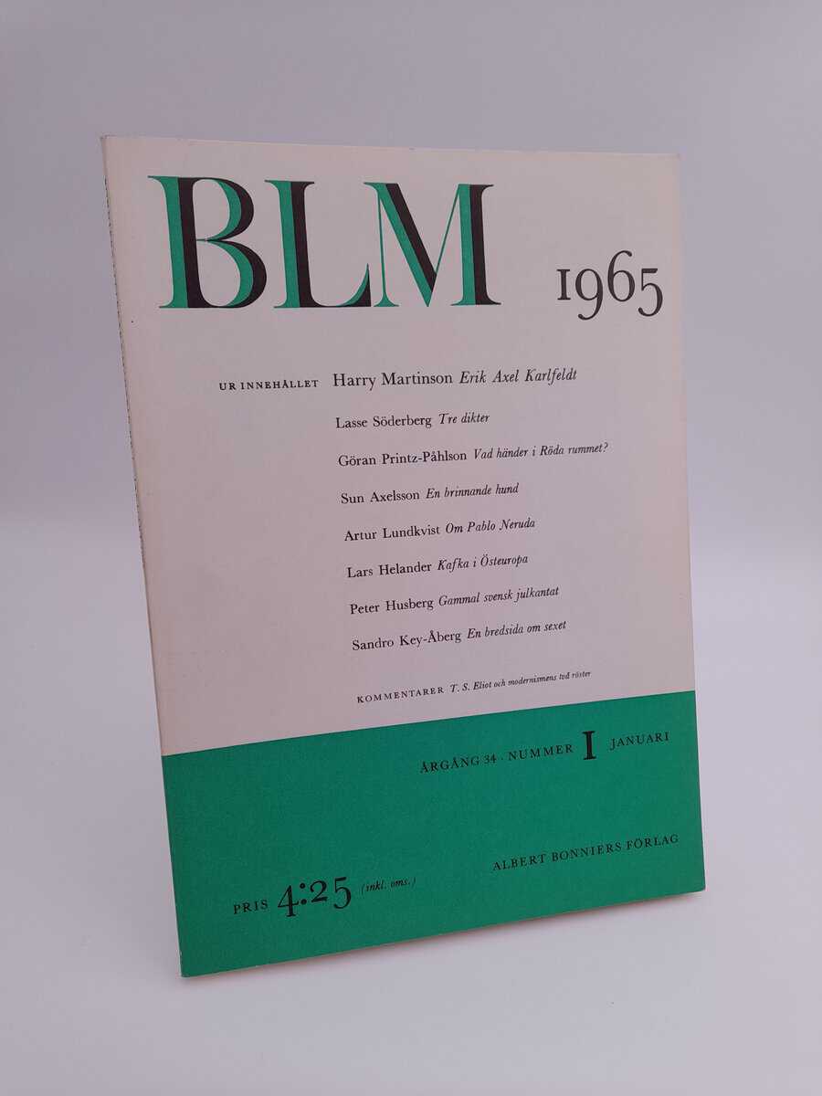 Bonniers litterära magasin | 1965/1