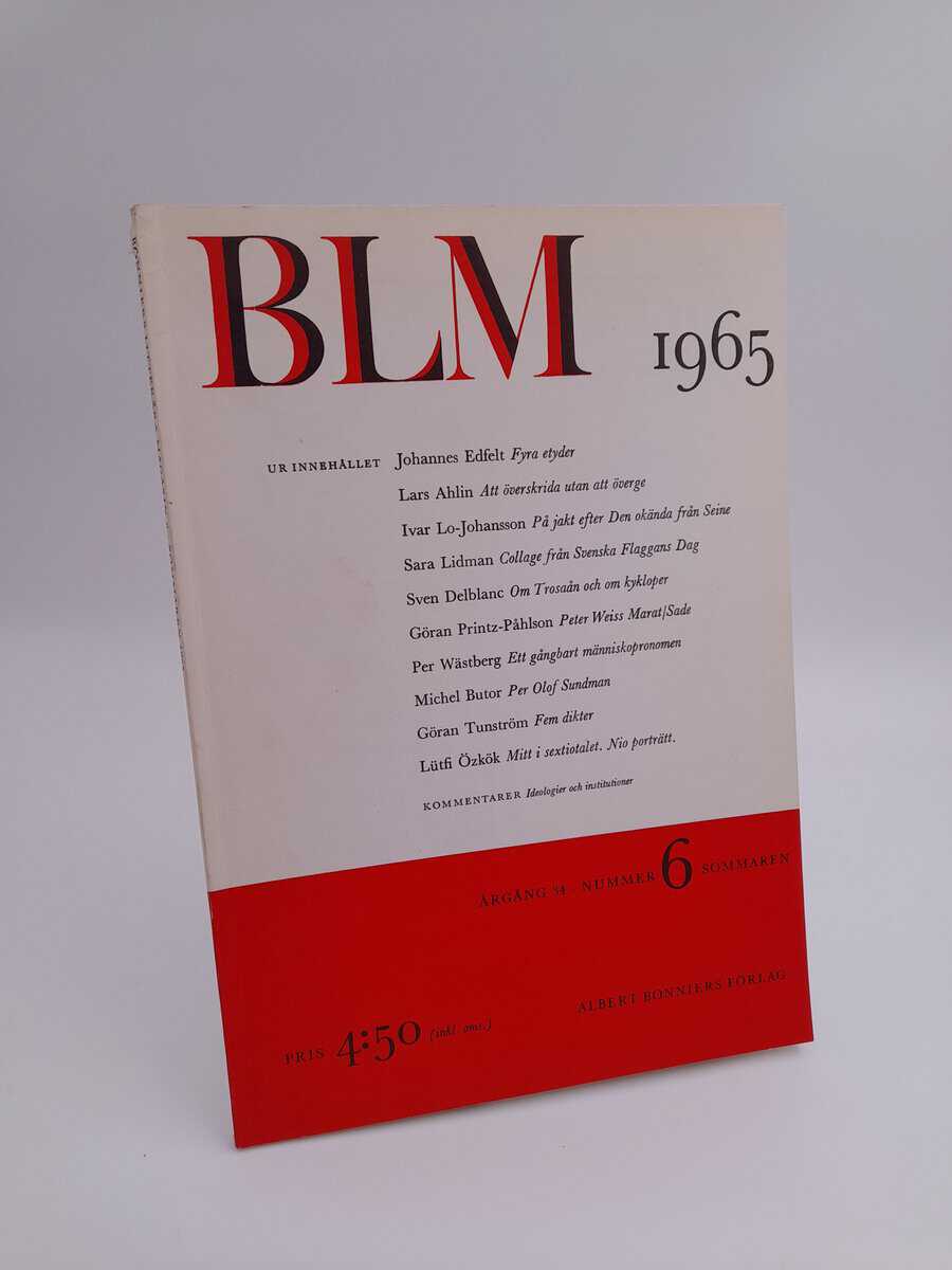 Bonniers litterära magasin | 1965/6