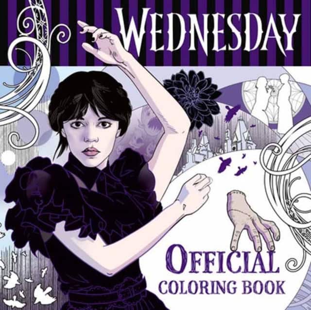 Wednesday : Official Coloring Book