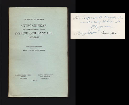 Hamilton, Henning | Anteckningar rörande förhållandet mellan Sverige och Danmark : 1863-1864