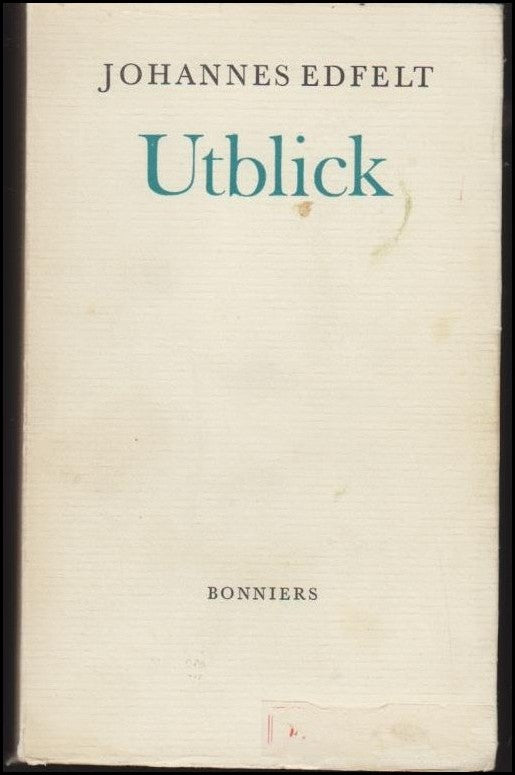 Edfelt, Johannes | Utblick