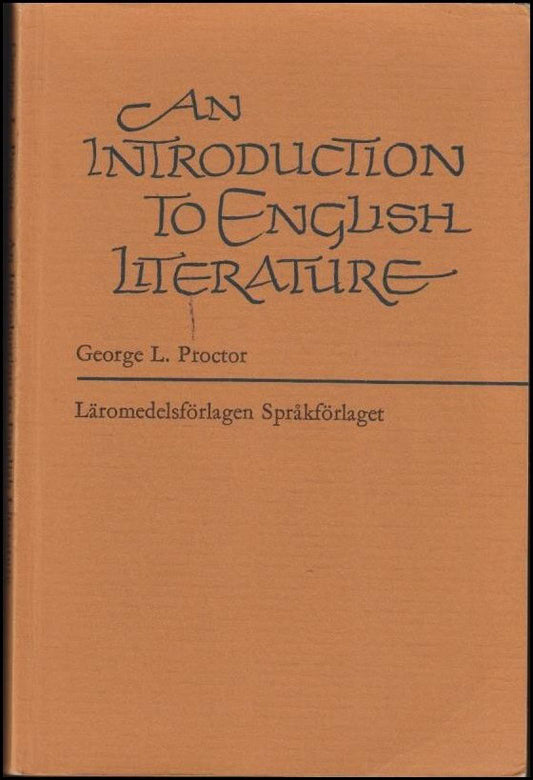 Proctor, George L. | An introduction to English literature