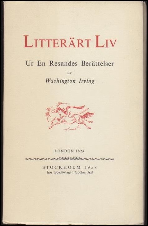 Washington, Irving | Litterärt liv : Ur en resandes berättelser