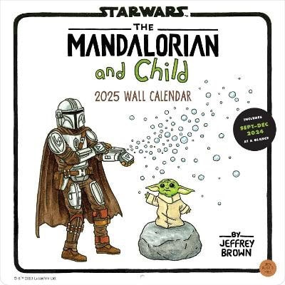 Brown, Jeffrey | Mandalorian and Child 2025 Wall Calendar