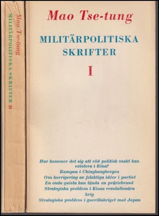 Tse-tung, Mao | Militärpolitiska skrifter : I-II