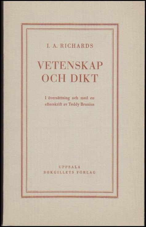 Richards, I.A. | Vetenskap och dikt