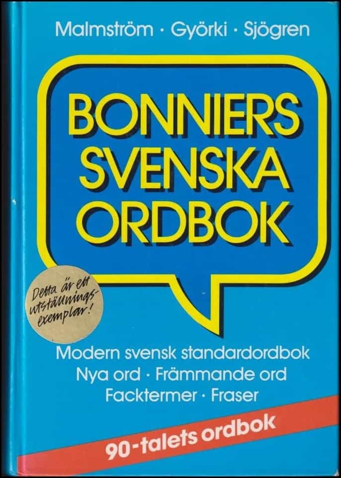 Malmström, Györki, Sjögren | Bonniers svenska ordbok