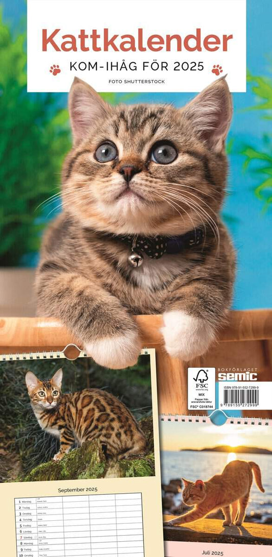 Semic, Bokförlaget | Kattkalender 2025