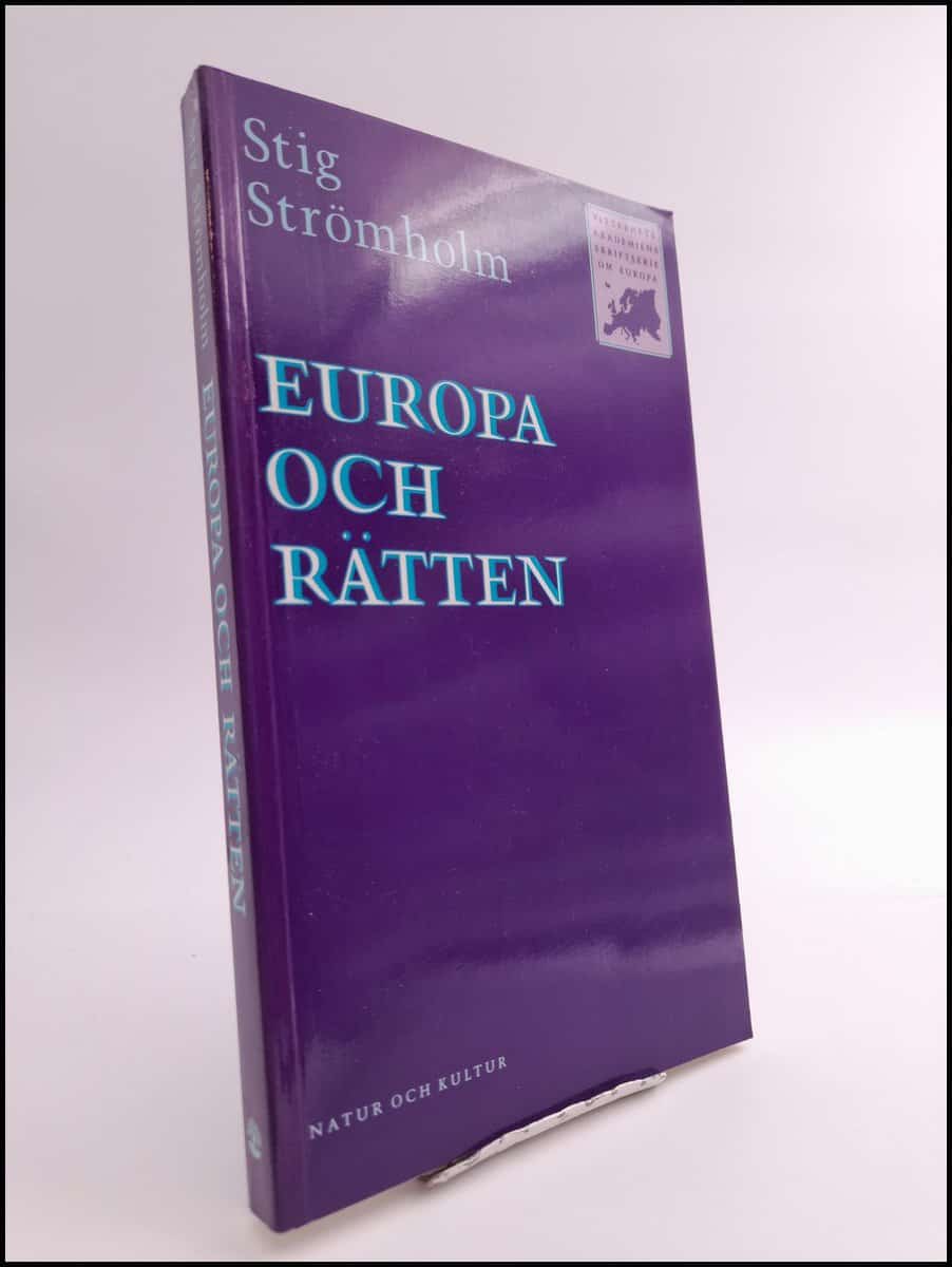 Strömholm, Stig | Europa och rätten