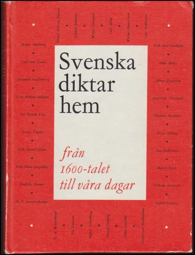 Terje, Ola (foto) & Yrlid, Rolf (text) | Svenska diktarhem : En kulturhistorisk bilderbok med 32 svenska författarmiljöe...