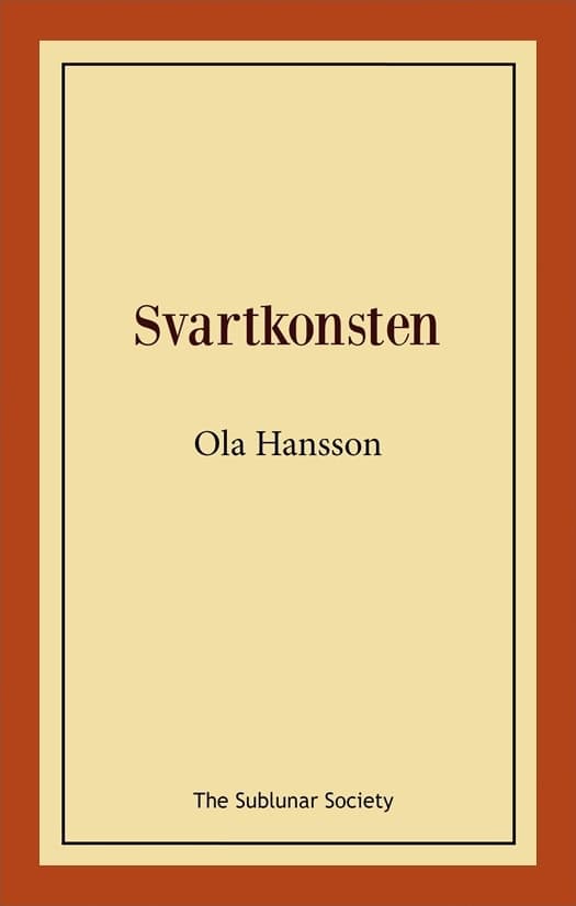 Hansson, Ola | Svartkonsten