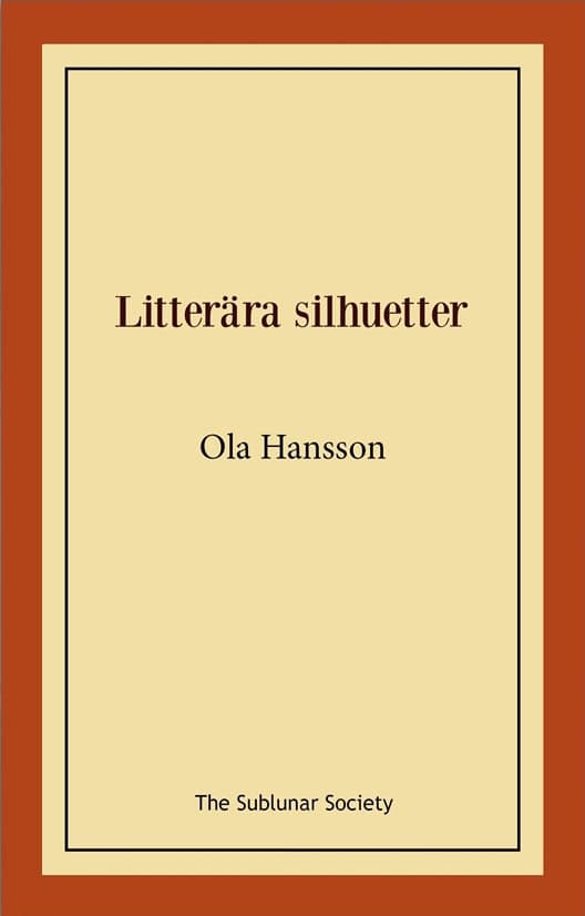 Hansson, Ola | Litterära silhuetter