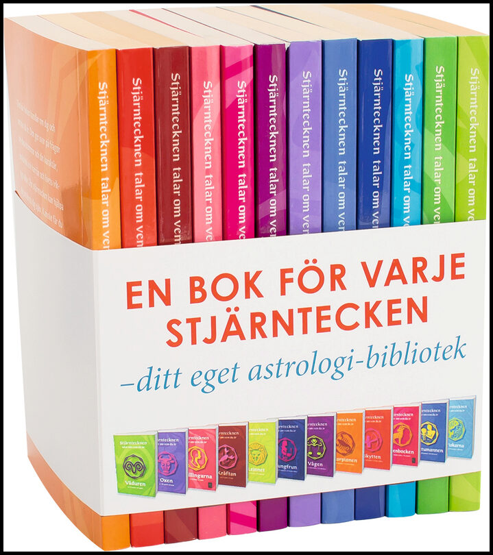 Melin, Gisela | Stjärntecknen talar om vem du är (BOX med 12 böcker)