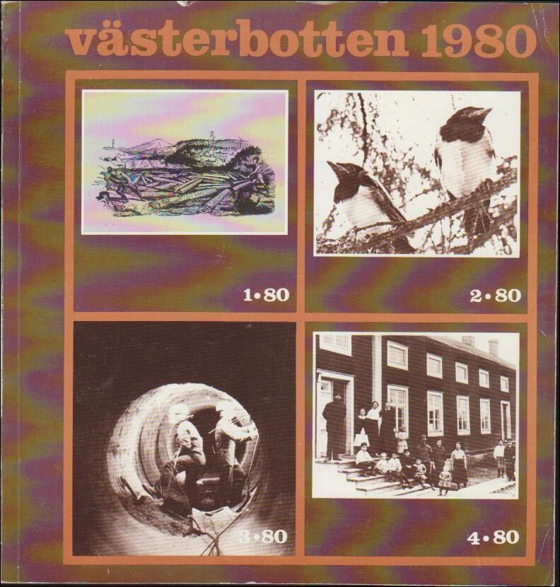 Västerbotten | 1980 / 1-4 : Baggböleriet - Om västerbottniska fågelnamn, tenntråd och båtbyggeri - Skiftjobbare - Arbeta...