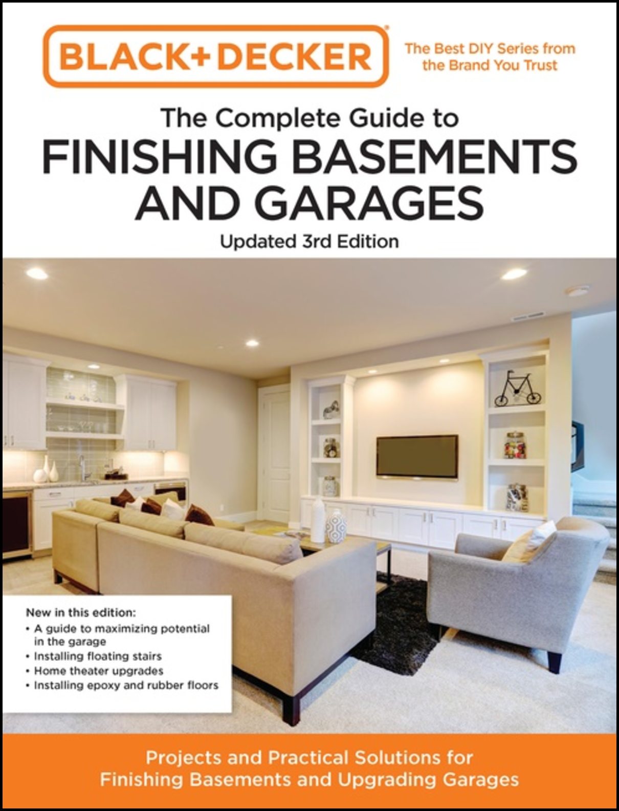 Editors of Cool Springs Press | Black and Decker The Complete Guide to Finishing Basements and Garages 3rd Edition