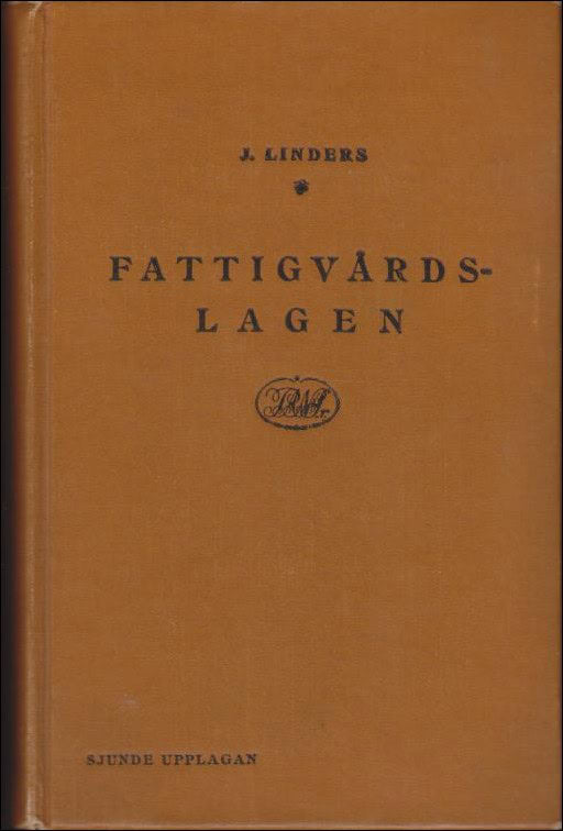 Linders, Jacob | Fattigvårdslagen