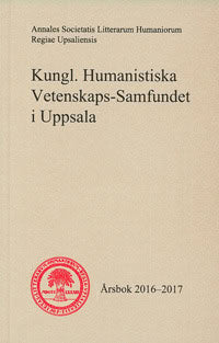 Kytö, Merja [red.] | Kungl. Humanistiska Vetenskaps-Samfundet i Uppsala Årsbok 2016-2017