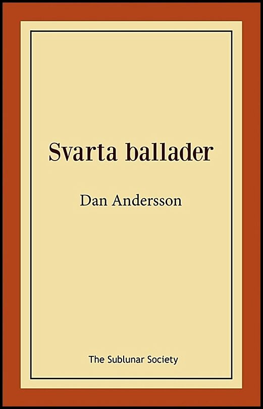 Andersson, Dan | Svarta ballader