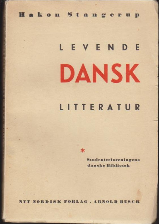 Stangerup, Hakon | Levende dansk Litteratur