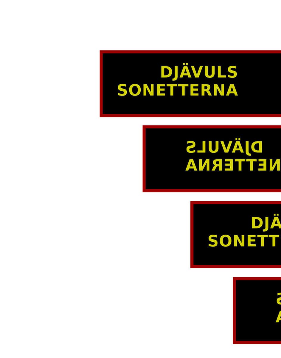 en flera alla ingen | Djävulssonetterna