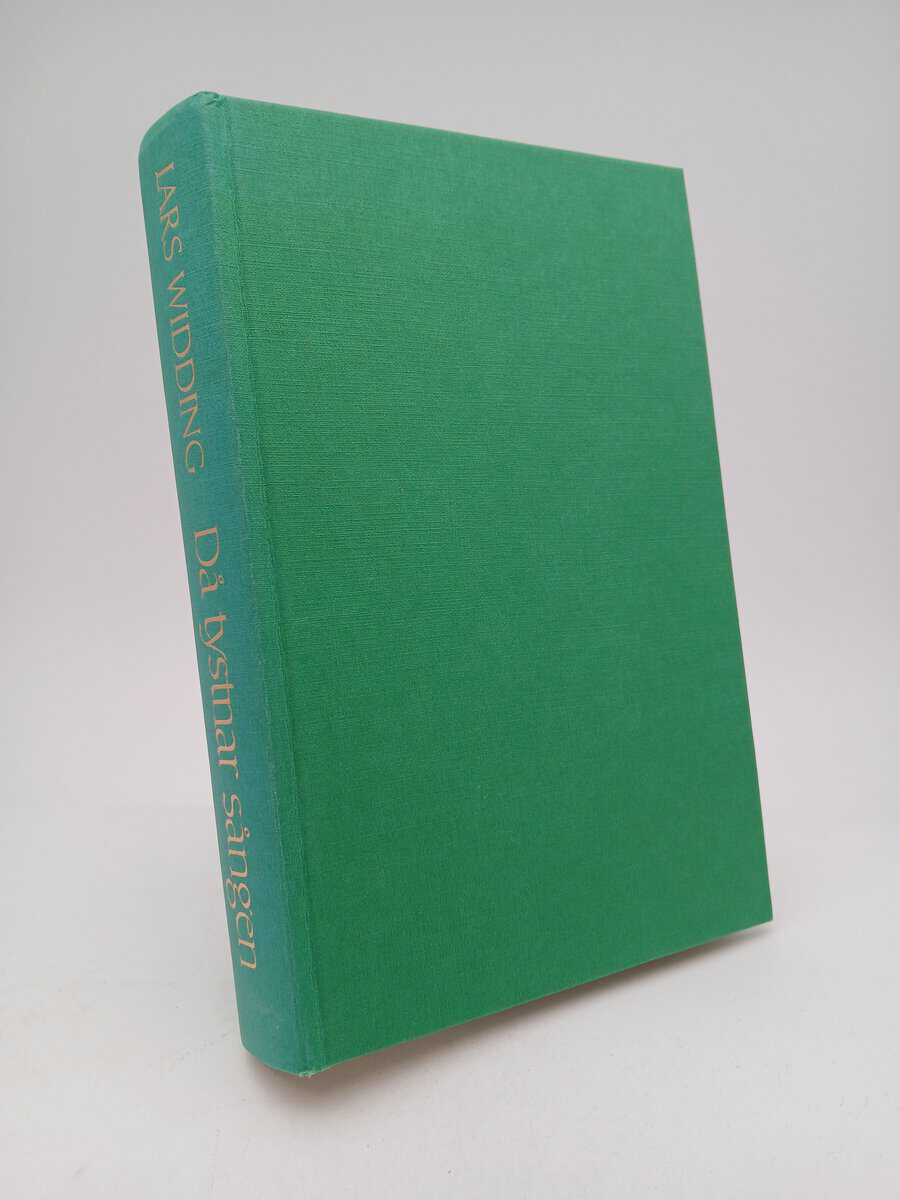 Widding, Lars | Då tystnar sången : En småstadskrönika