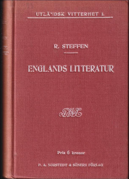 Steffen, Richard | Englands litteratur i historisk framställning