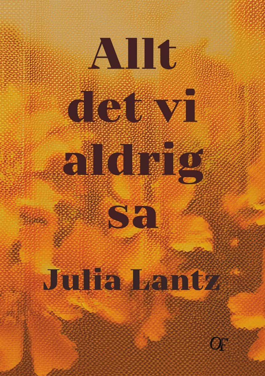 Lantz, Julia | Allt det vi aldrig sa