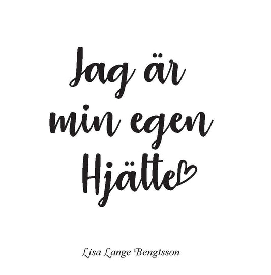 Lange Bengtsson, Lisa | Jag är min egen hjälte