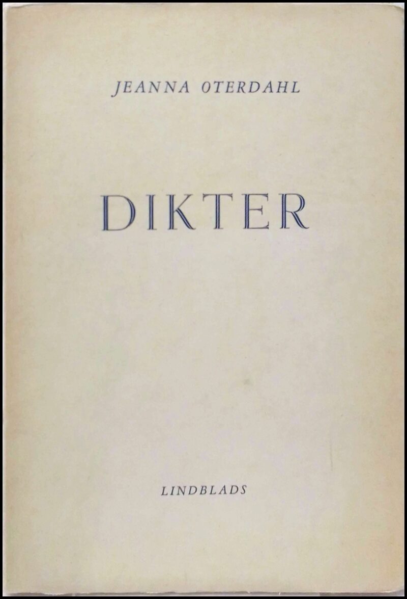 Oterdahl, Jeanna | Dikter